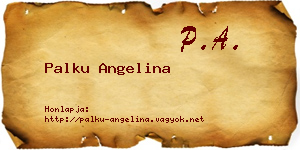 Palku Angelina névjegykártya